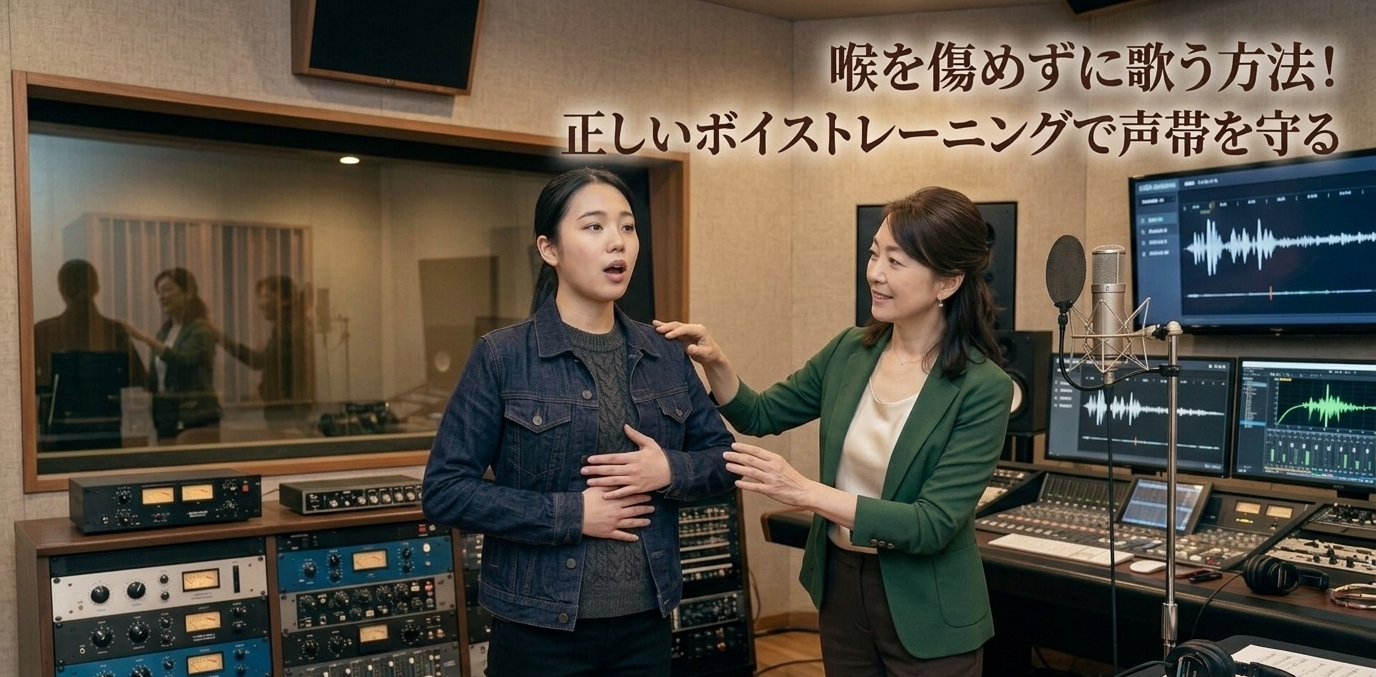 喉を傷めずに歌う方法！正しいボイストレーニングで声帯を守る