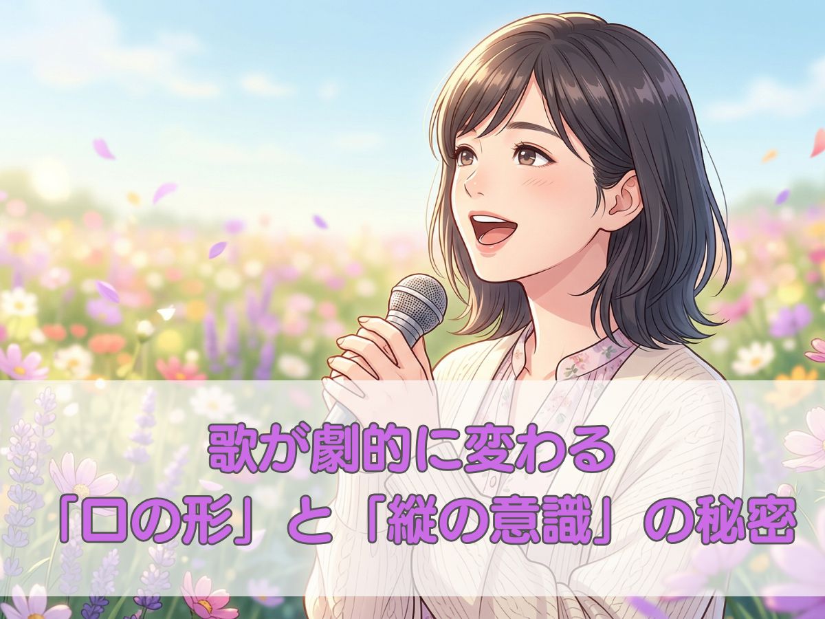 理想の歌声を手に入れる！歌が劇的に変わる「口の形」と「縦の意識」の秘密｜ナユタス平塚校