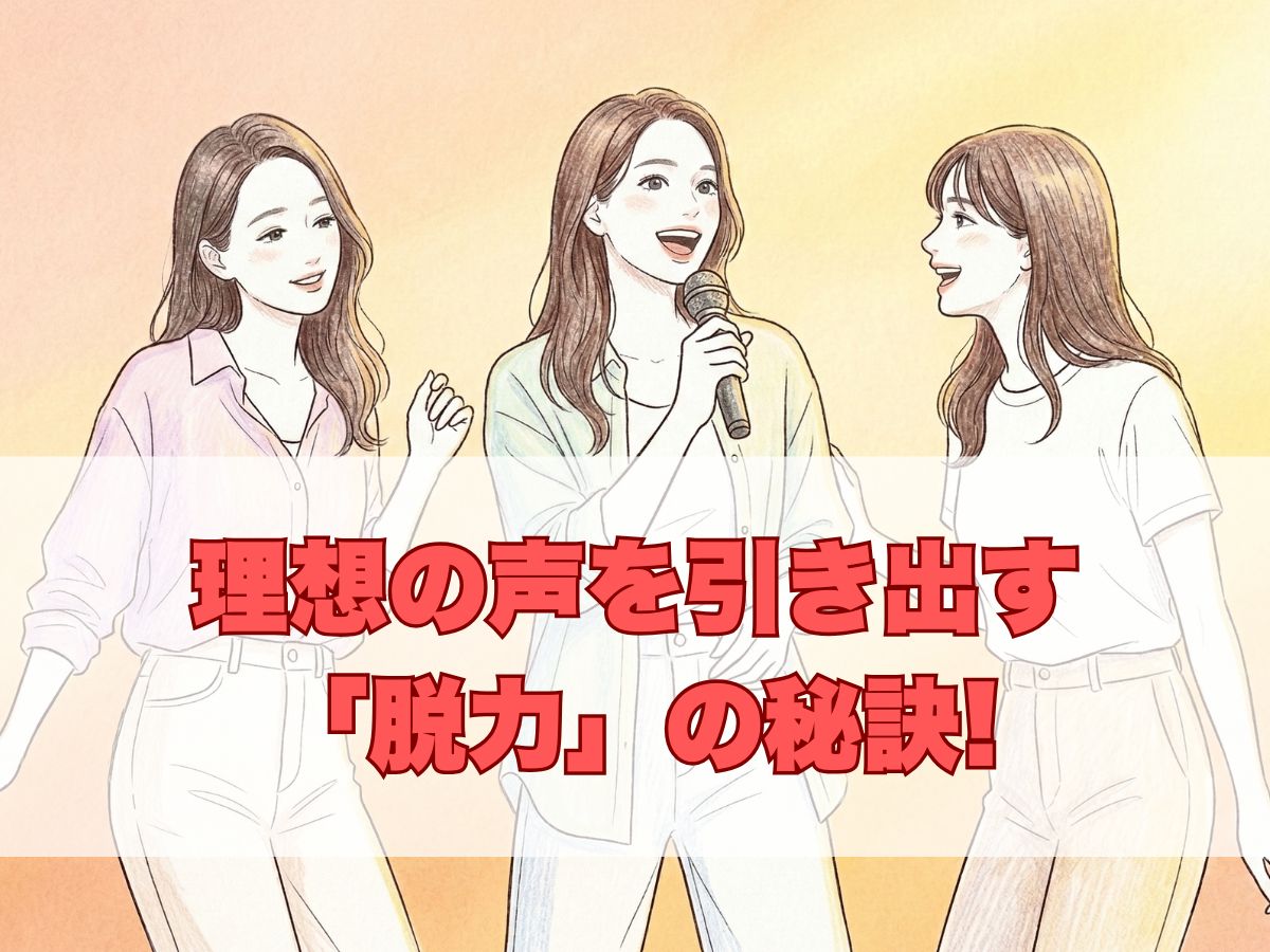 「頑張りすぎない」が上達の近道？理想の声を手に入れる脱力の秘訣｜ナユタス平塚校