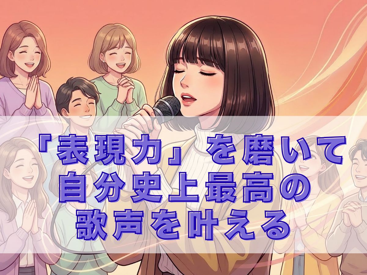 歌うことがもっと楽しくなる！自分史上最高の歌声を叶える「表現力」の磨き方｜ナユタス平塚校