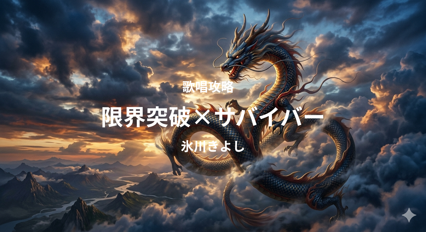 「限界突破×サバイバー」（氷川きよし）歌唱攻略！～ボイトレ・ダンス無料体験受付中　ナユタス府中校