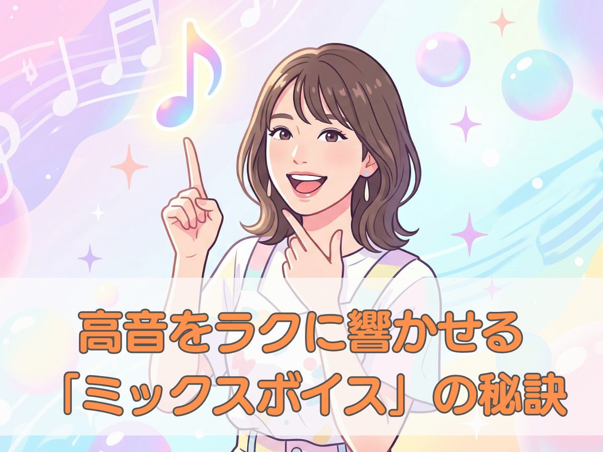 憧れの歌声へ！高音をラクに響かせる「ミックスボイス」の秘訣をプロが解説 ナユタス平塚校
