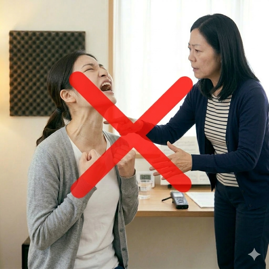 ボイトレでよくある間違いとは？