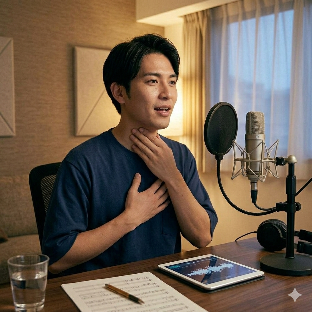 喉を開く感覚を身につける