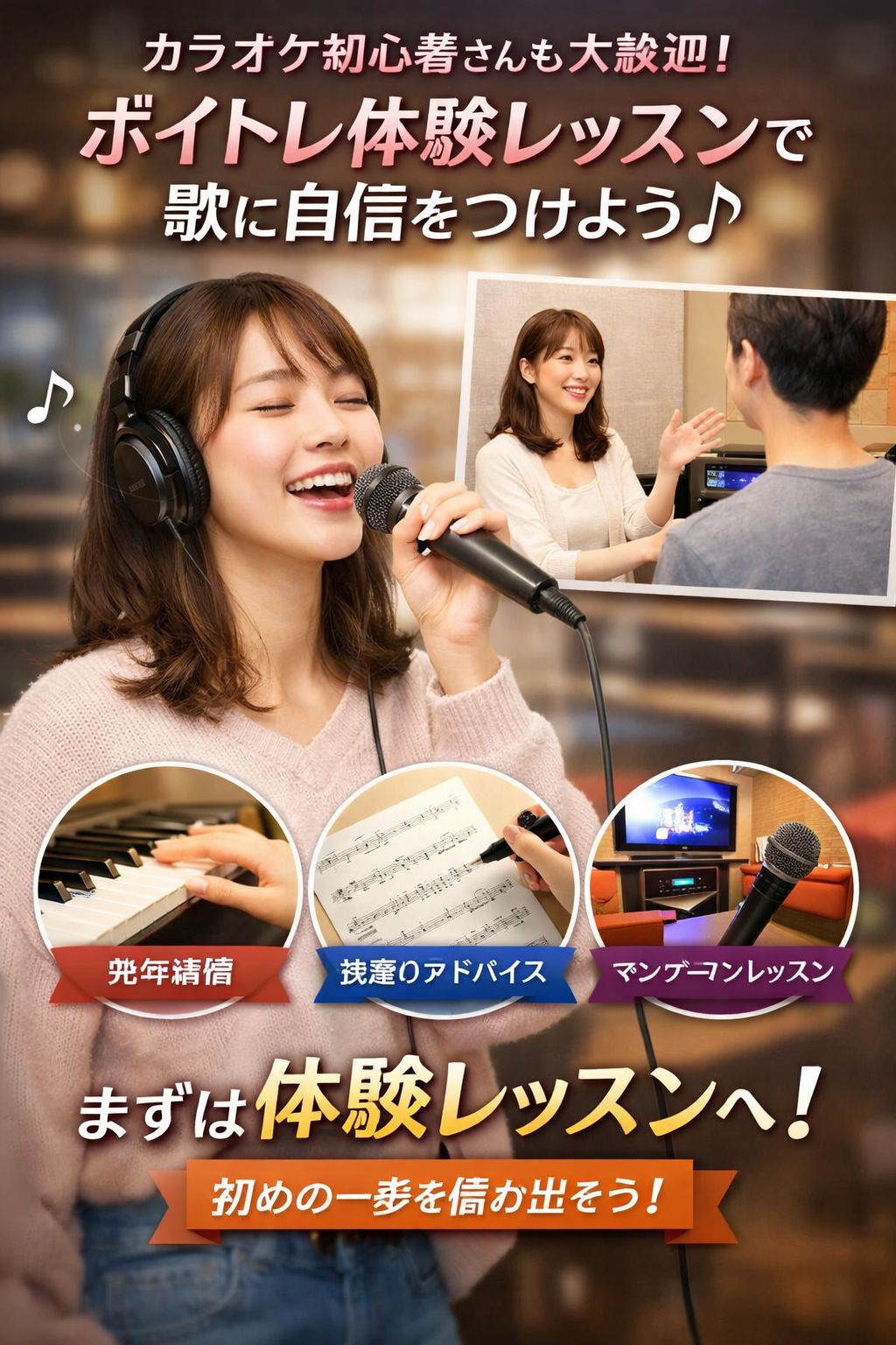 「人前で歌うなんて無理…」と感じている方へ。