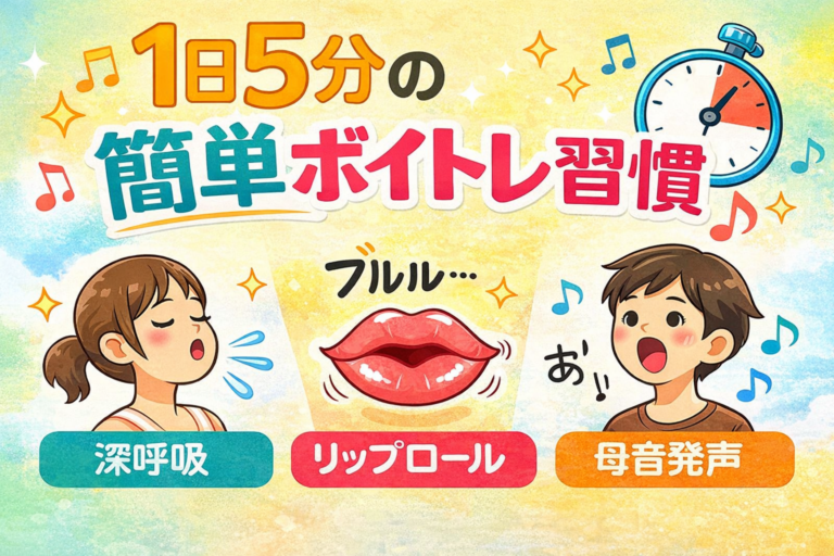 [ナユタス自由が丘]忙しくてもできる！1日5分のボイトレ習慣🎤🎶