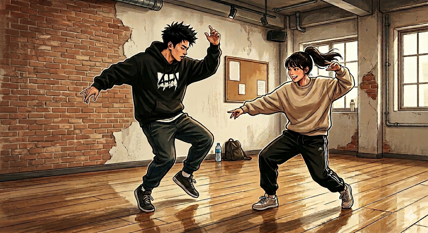 【HIPHOP】カッコいい体の使い方を明石駅徒歩1分のマンツーマンレッスンで習得！