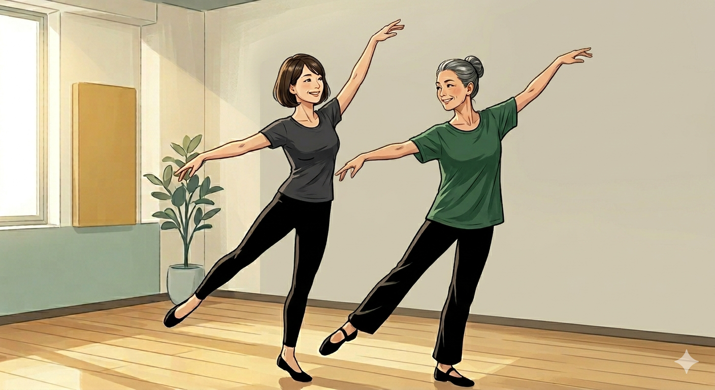 実年齢より若く見える秘密？ダンスとボイトレに共通する「姿勢」の魔法✨