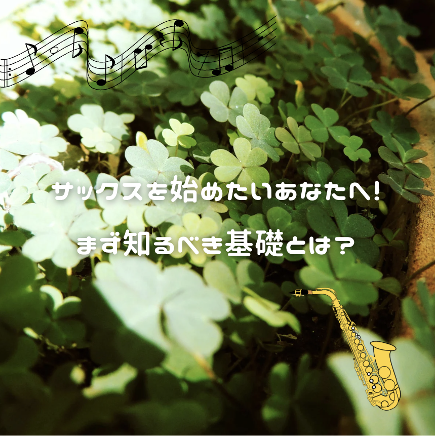 🎷サックスを始めたいあなたへ！まず知るべき基礎とは？