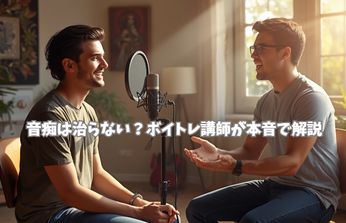 音痴は治らない？ボイトレ講師が本音で解説