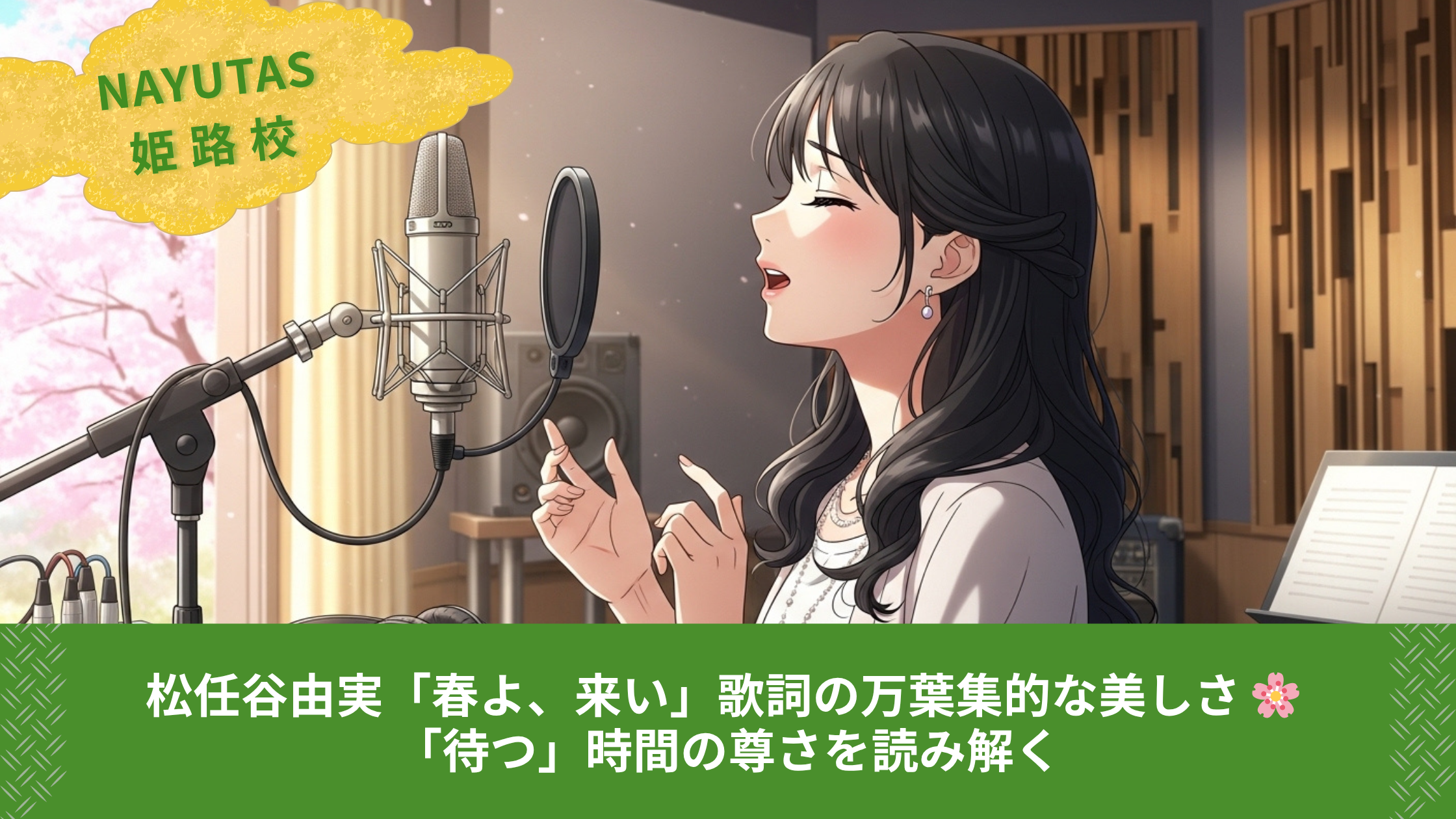 松任谷由実「春よ、来い」歌詞の万葉集的な美しさ 🌸 「待つ」時間の尊さを読み解く