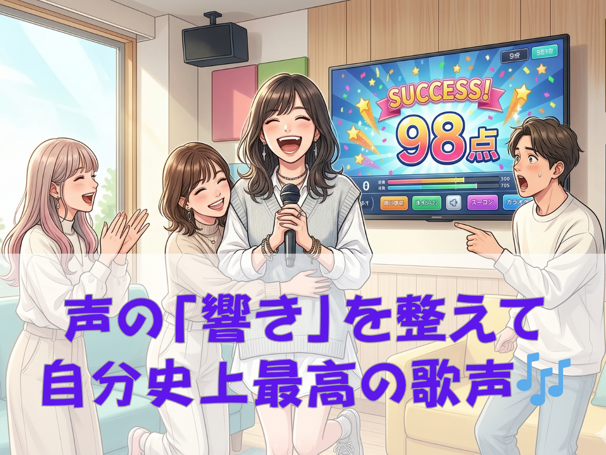 憧れのあの曲も楽に歌える！声の「響き」を整えて自分史上最高の歌声へ｜ナユタス平塚校