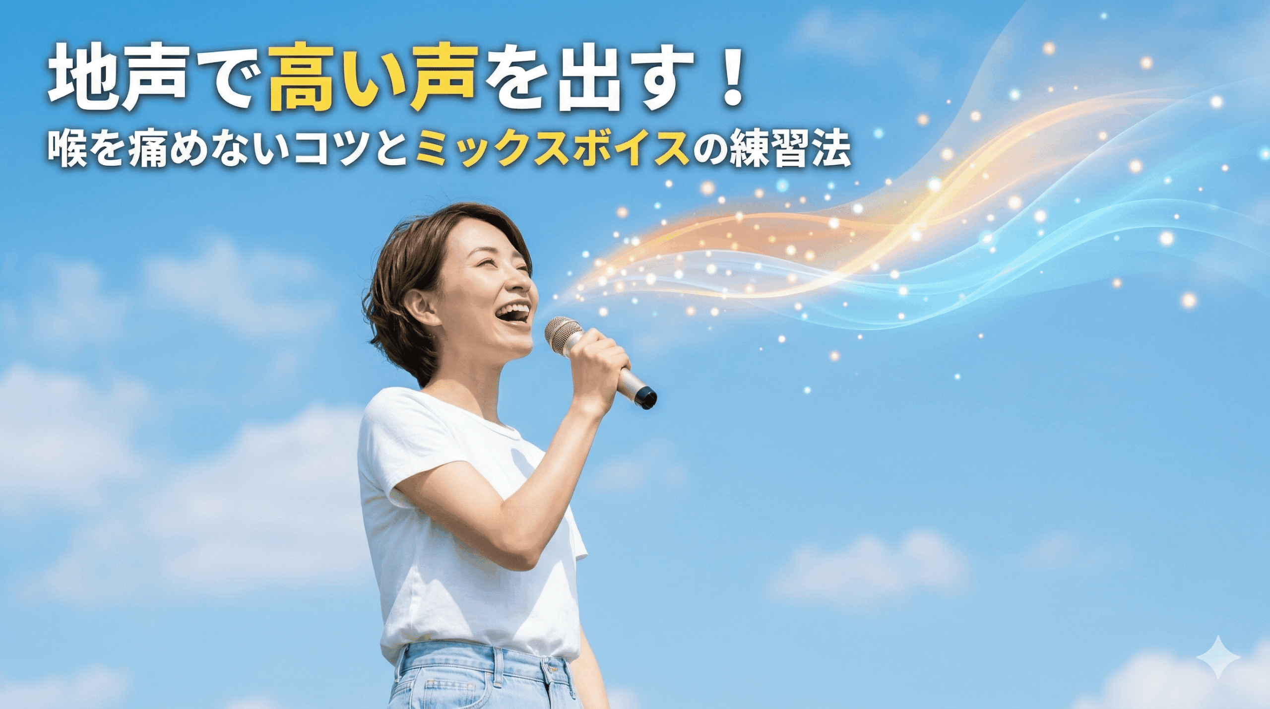 地声で高い声を出すには？喉を痛めないコツとミックスボイスの練習法をプロが解説【所沢のボイトレ教室】ナユタス所沢校