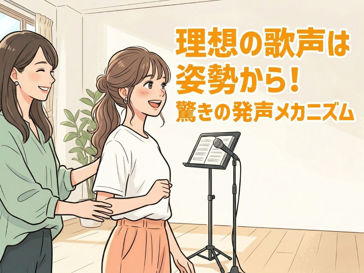 理想の歌声は姿勢から！ボイトレ講師が教える驚きの発声メカニズム｜ナユタス平塚校