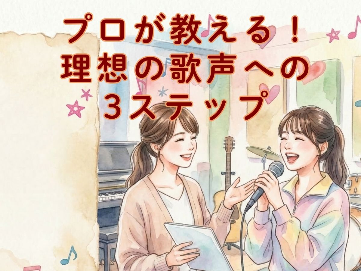 プロが教える！理想の歌声を手に入れるための3つのステップ！ナユタス平塚校