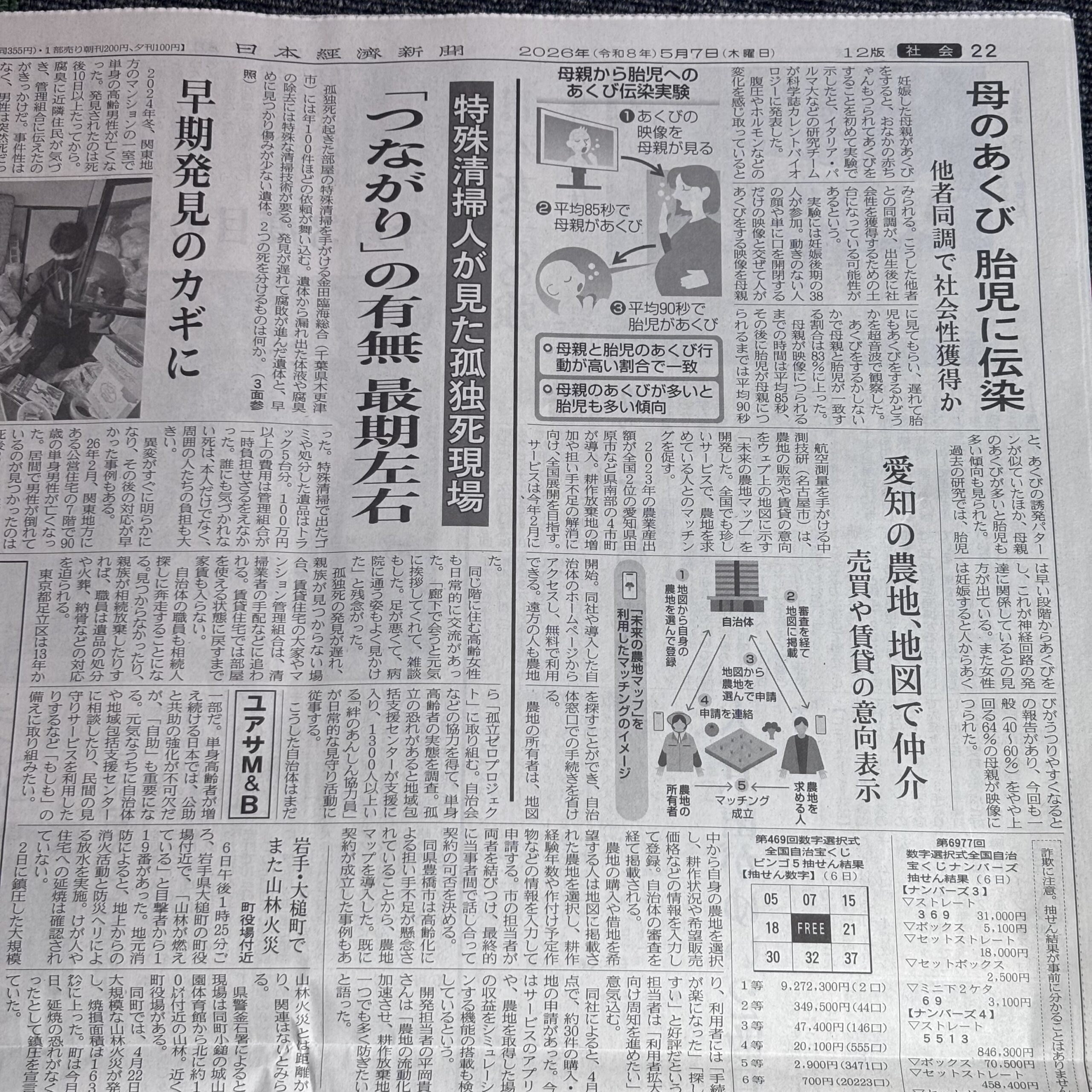 母のあくび 胎児に伝染【埼玉ボイトレスクール・ナユタス川口校】