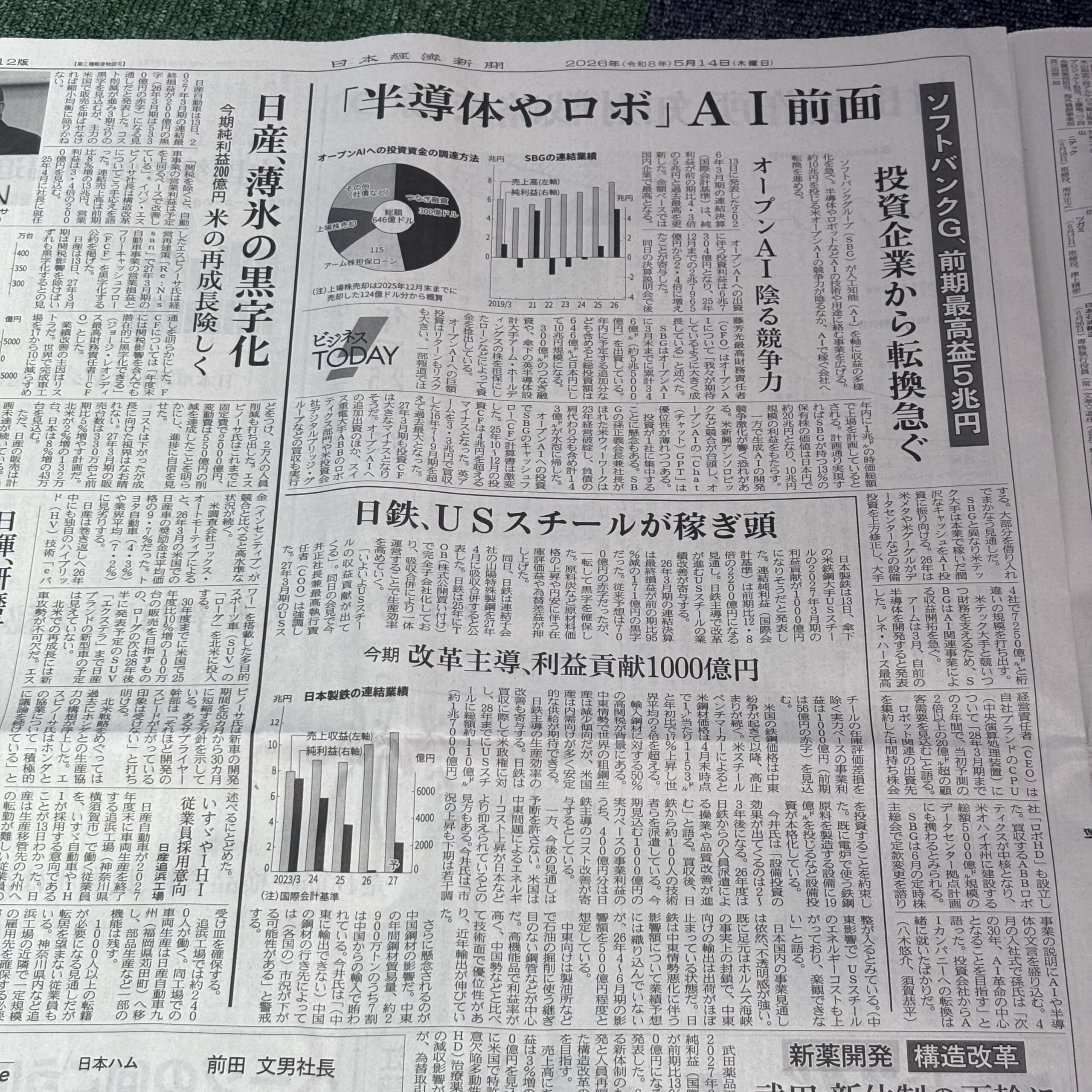 ソフトバンク、投資企業からの転換急ぐ【埼玉ボイトレスクール・ナユタス川口校】