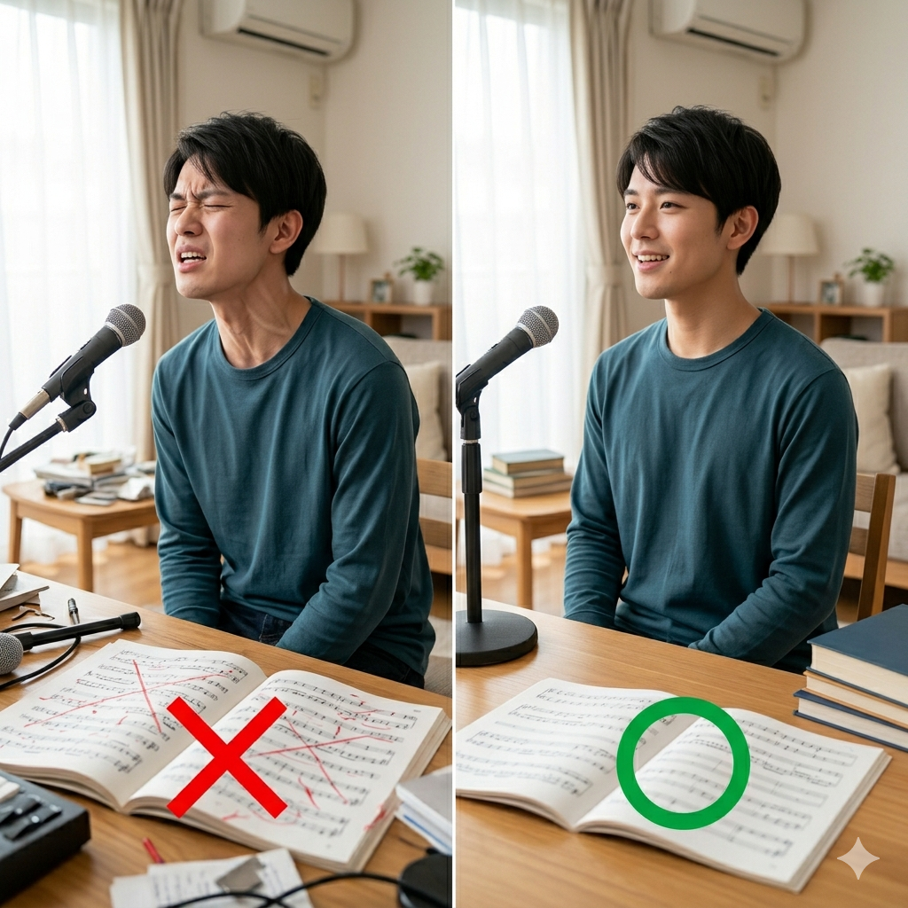 初心者がやりがちなボイトレの間違いと改善方法とは？❌