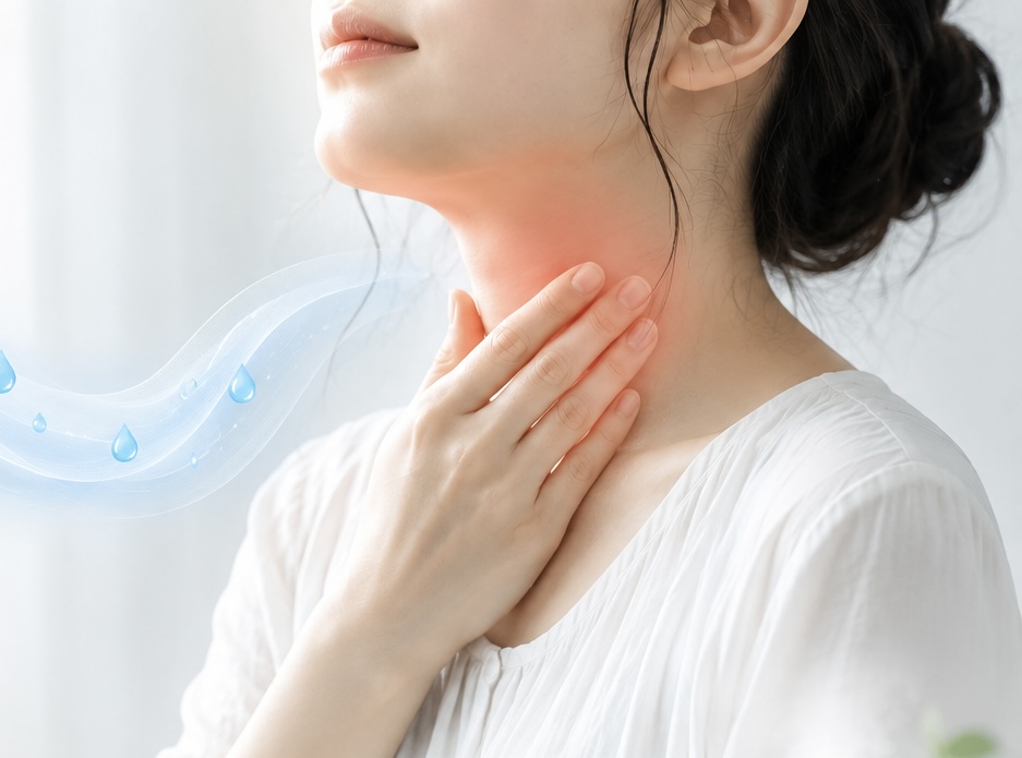 梅雨の湿度は喉に良い？悪い？