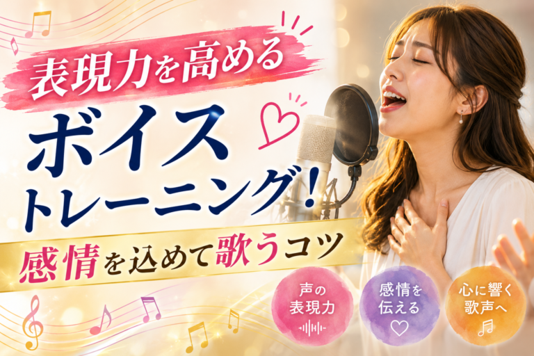 表現力を高めるボイストレーニング！感情を込めて歌うコツ