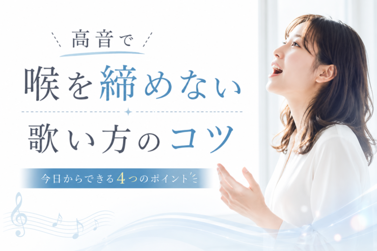 [ナユタス江坂校]高音で喉が締まらないコツ☝️