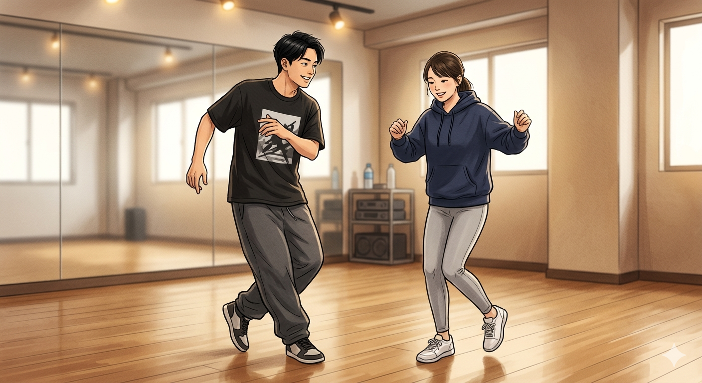 【大人の習い事】明石でヒップホップダンス！未経験からマンツーマンでカッコよく踊る💡