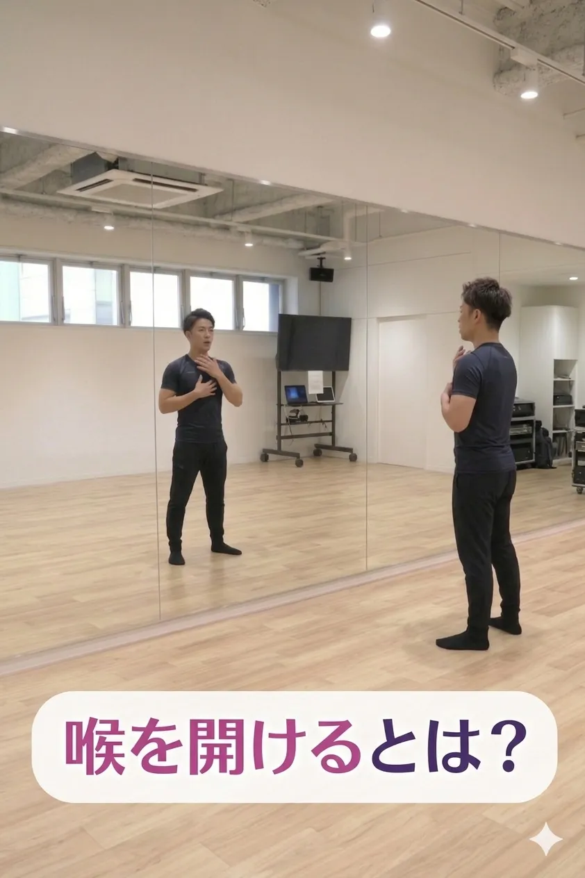 喉を開けるとは？感覚のつかみ方から練習方法まで詳しく解説