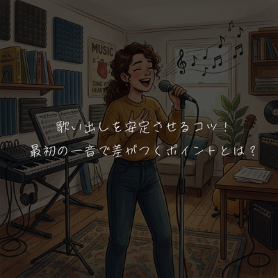 歌い出しを安定させるコツ！最初の一音で差がつくポイントとは？