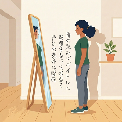 骨の歪みがボイトレに影響するって本当？声との意外な関係👀