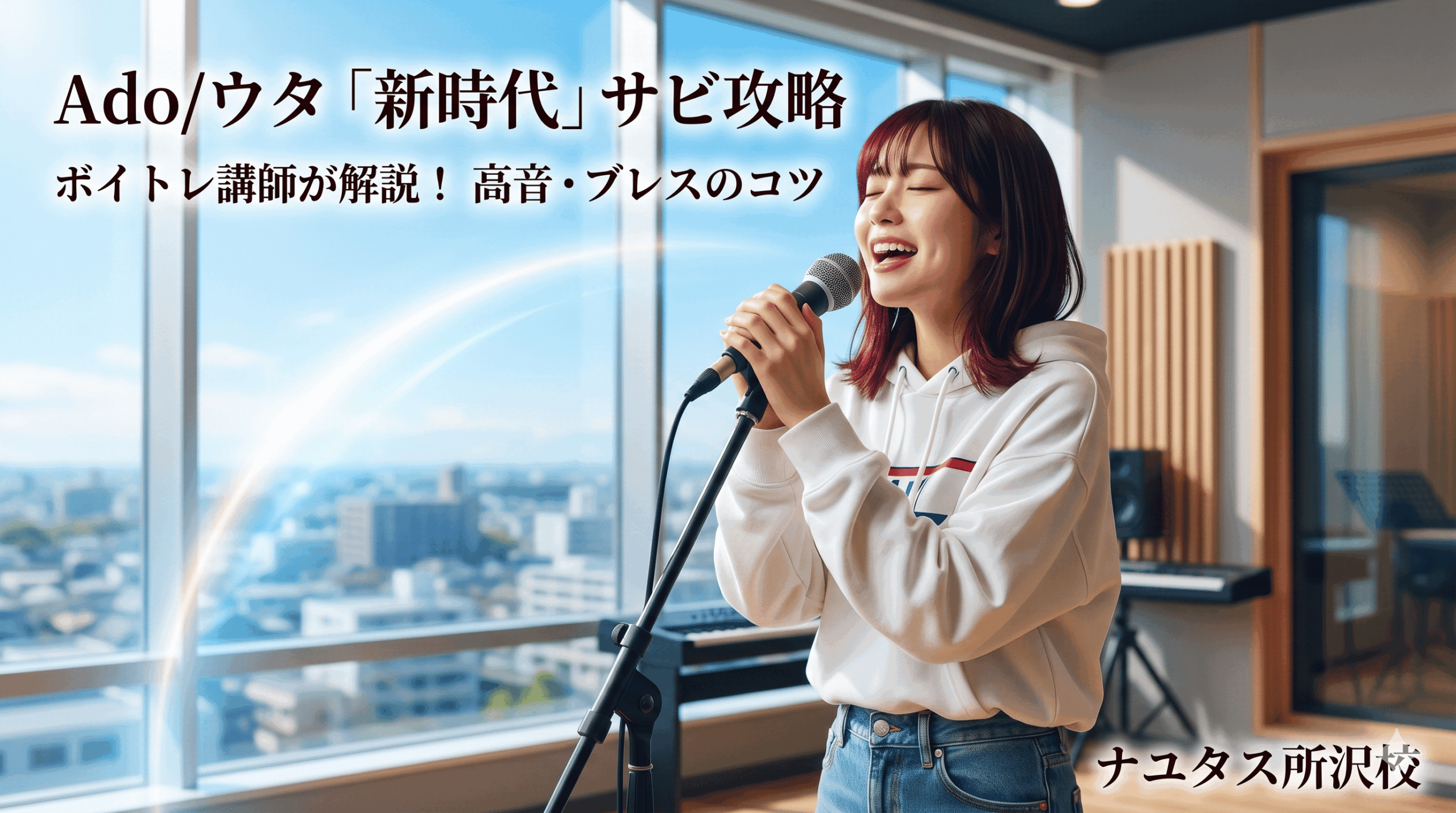 【Ado/ウタ】「新時代」のサビを上手く歌うコツ！高音とブレスのポイントをボイトレ講師が解説【所沢のボイトレ教室】ナユタス所沢校