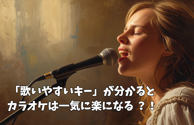 「歌いやすいキー」が分かるとカラオケは一気に楽になる ？！