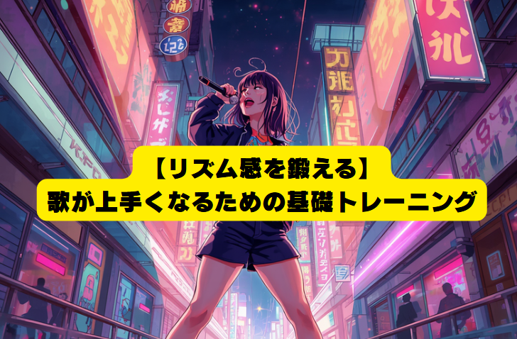 【リズム感を鍛える】歌が上手くなるための基礎トレーニング～長崎でボイトレを始めたい方へ～