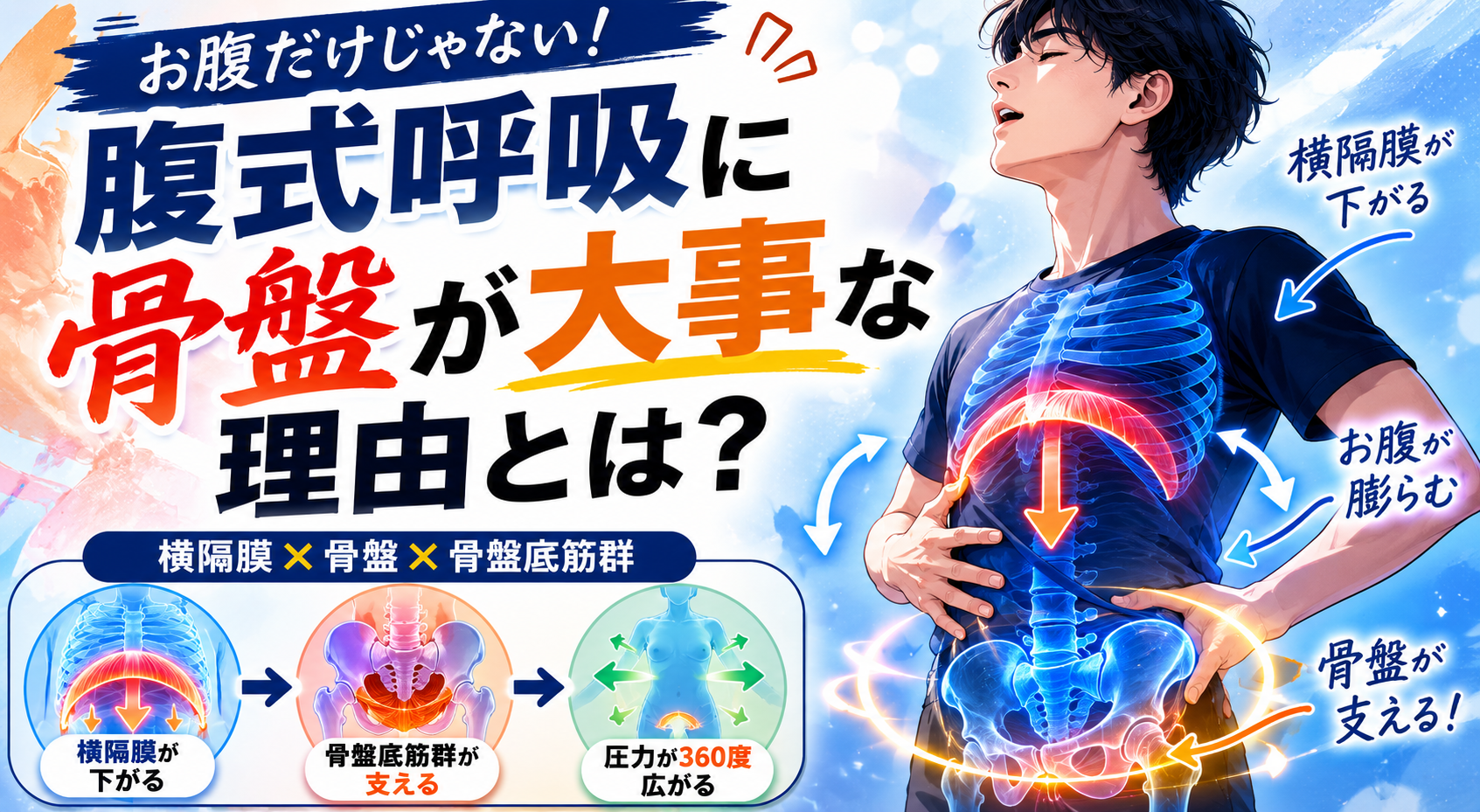 腹式呼吸に骨盤が大事な理由 - NAYUTAS水戸校(助川)