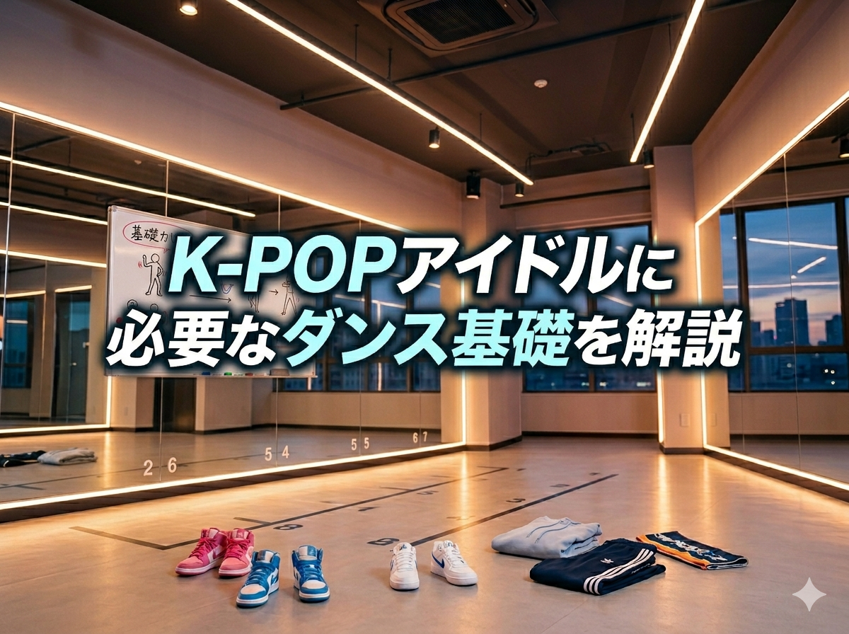 K-POPアイドルに必要なダンス基礎を解説｜NAYUTAS恵比寿校