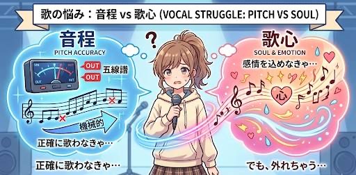 【東京・武蔵小金井でレッスンが受けれる】音程ばかりを意識するな! -下手でも歌心のほうが大事!