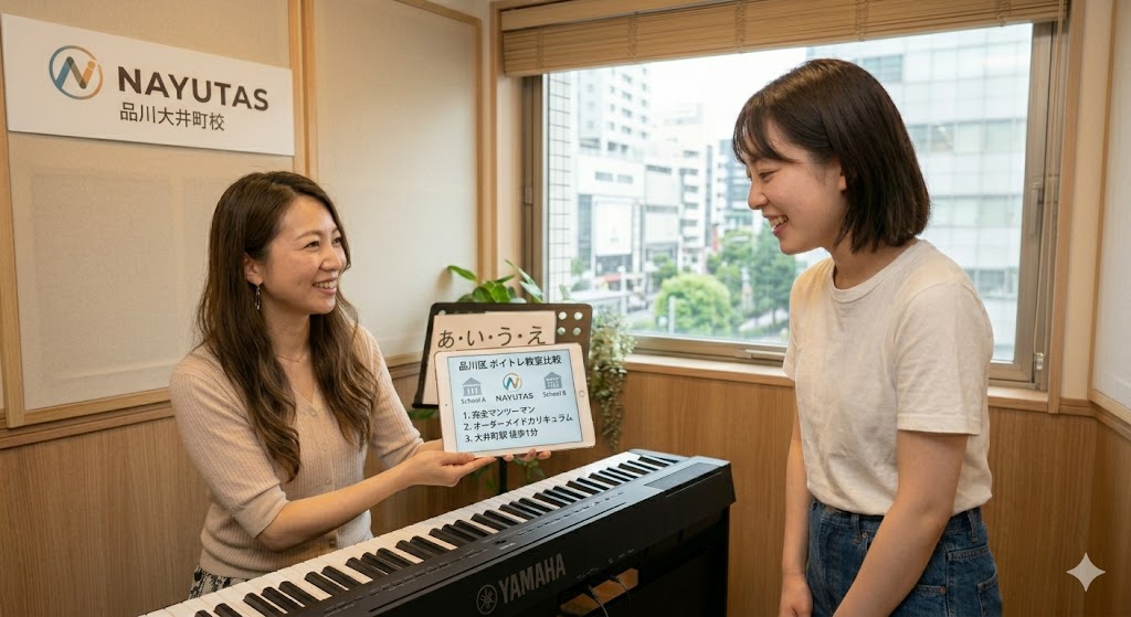 品川区で評判のボイストレーニング教室を徹底比較！あなたに最適なスクールの選び方