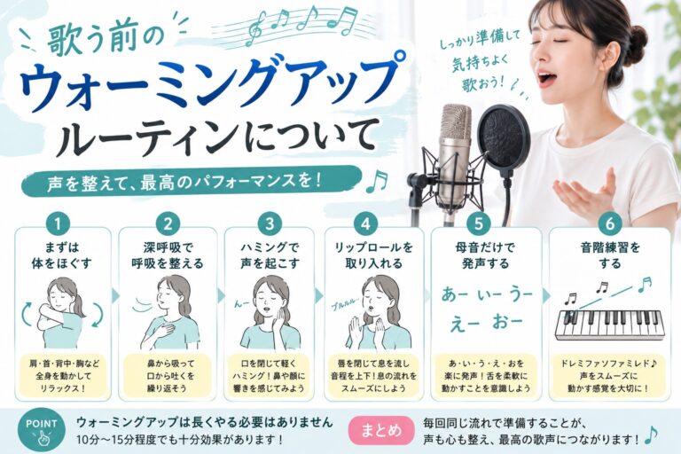 【歌う前のウォーミングアップルーティンについて】　NAYUTAS水戸校 東郷 海