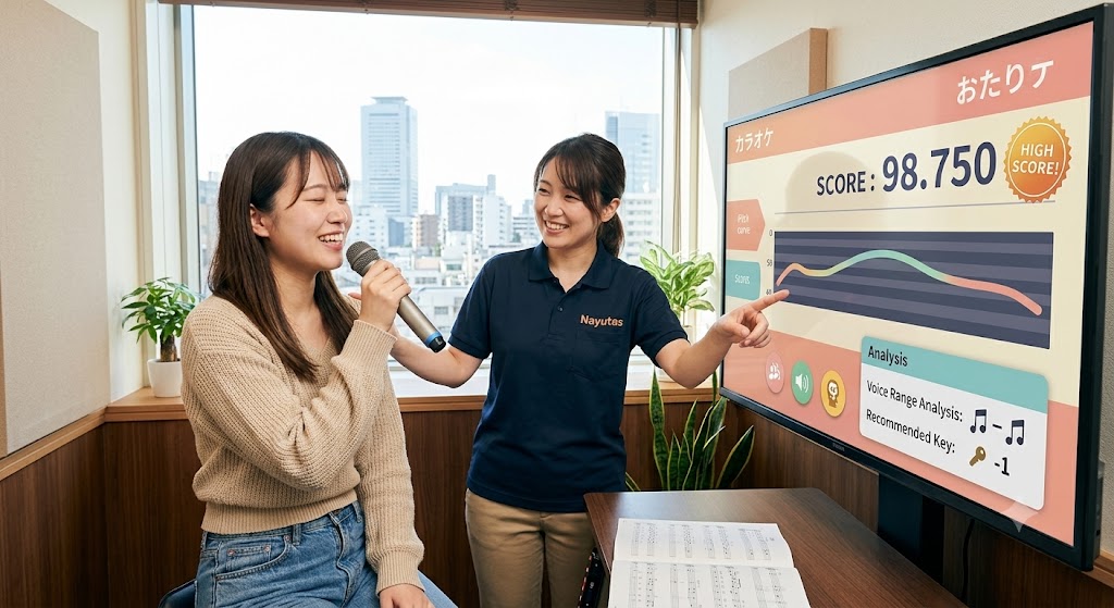 自分に合うキー設定と採点バーを狙う
