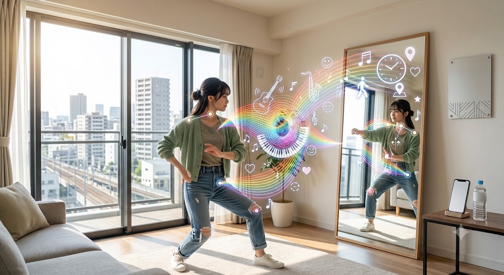 自宅の姿見の前でできる！リズム感を劇的に良くするかんたん基礎トレ