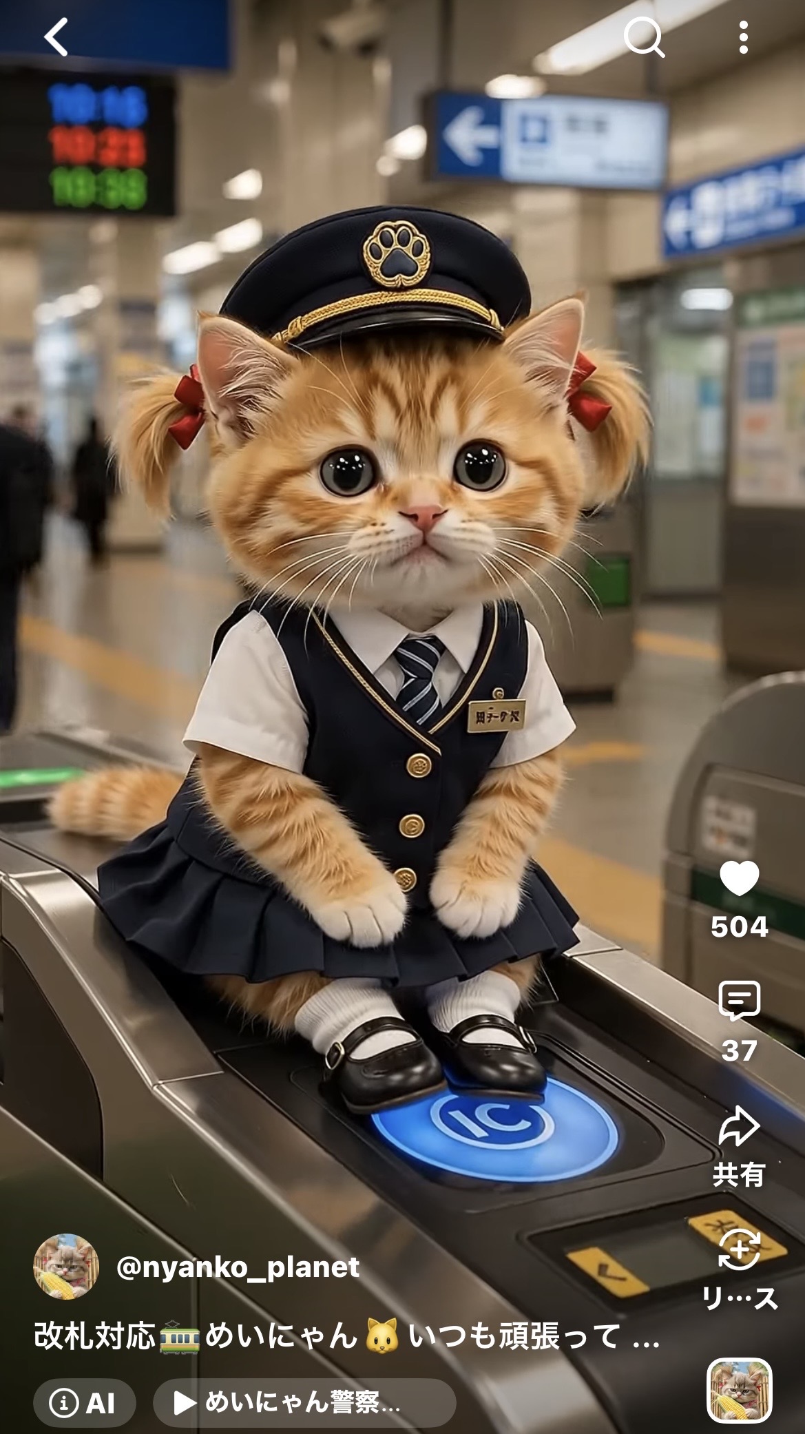 AIのニャンコ