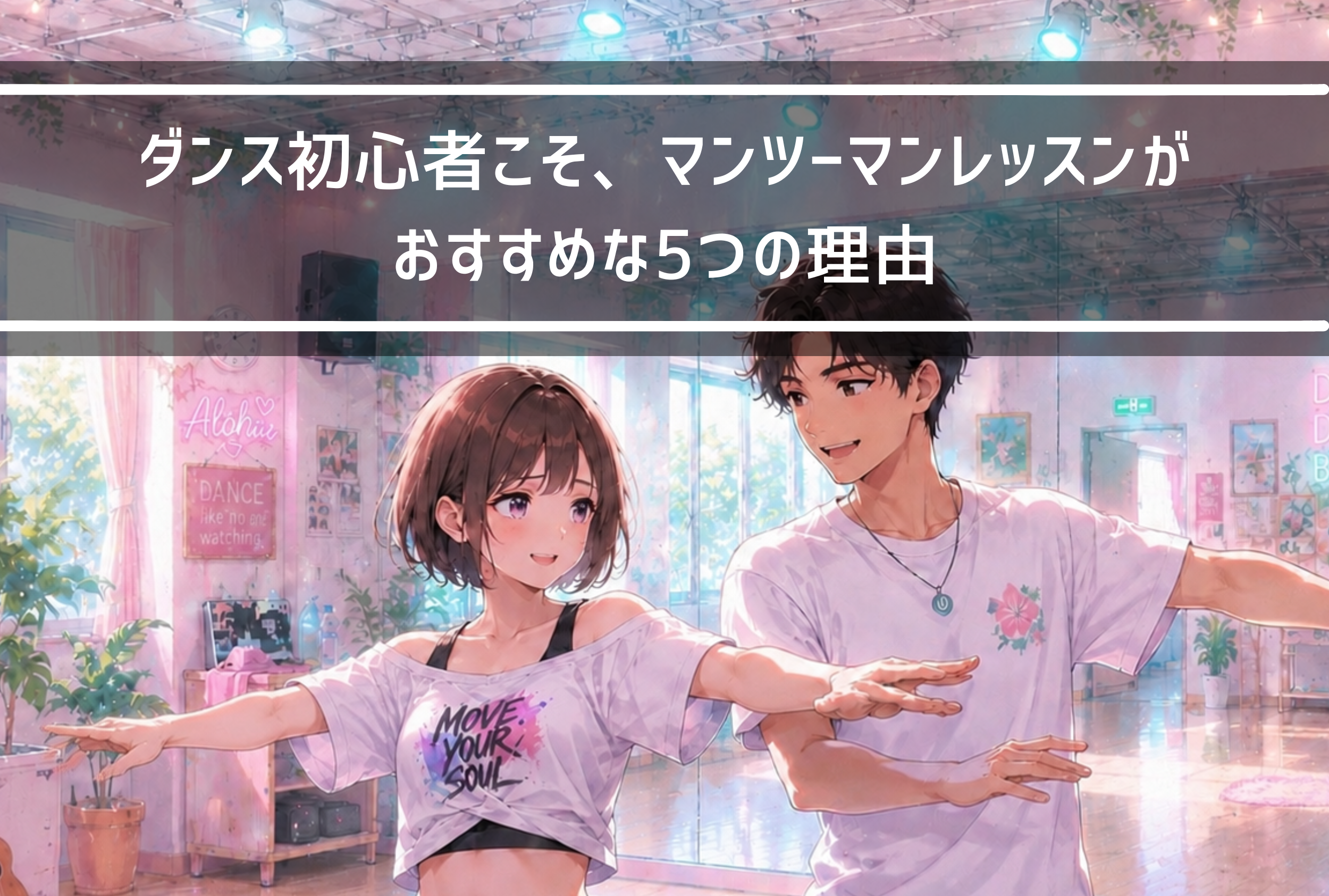 【NAYUTAS新山口校】ダンス初心者こそマンツーマンレッスンがおすすめな5つの理由