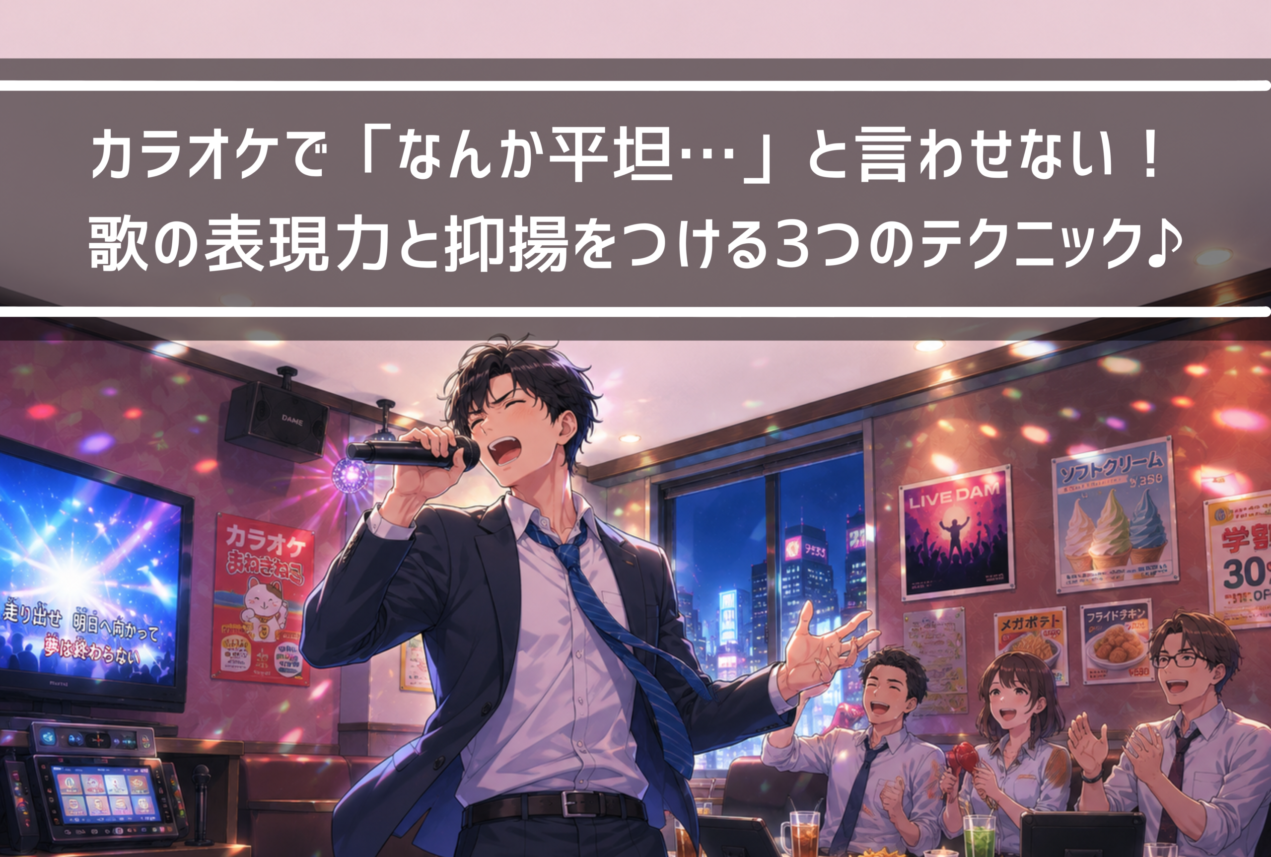 【NAYUTAS新山口校】カラオケで「なんか平坦…」と言わせない！歌の表現力と抑揚をつける3つのテクニック♪