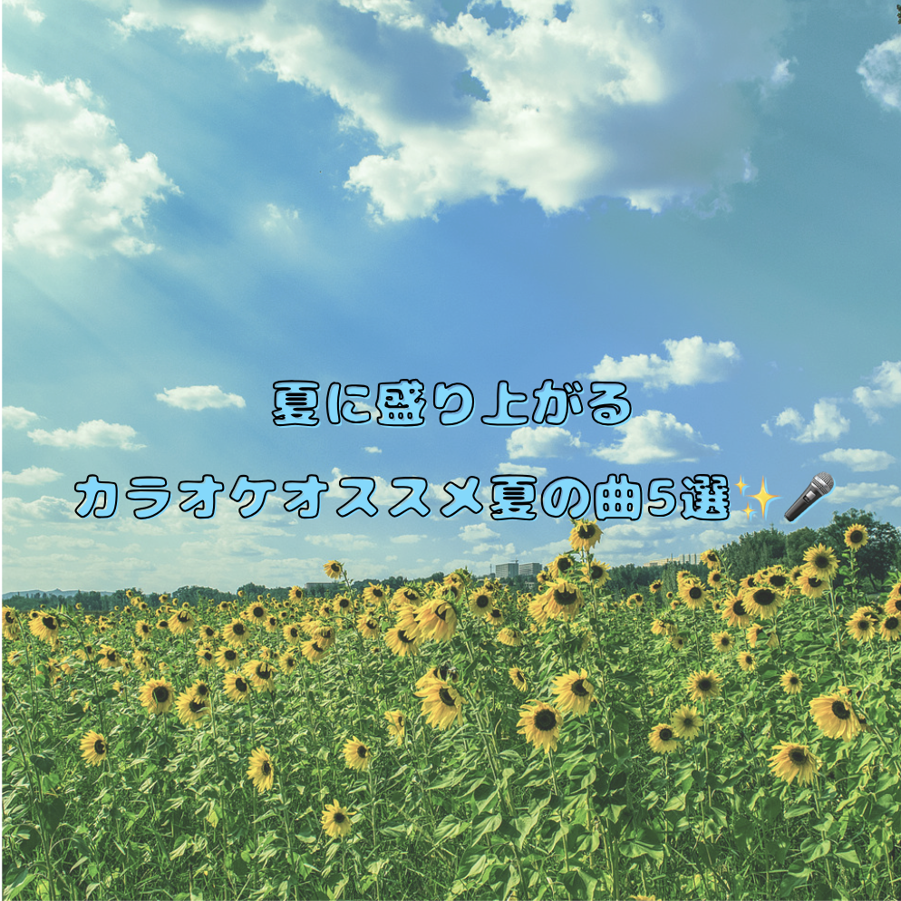 夏に盛り上がる！カラオケオススメ夏の曲5選✨🎤