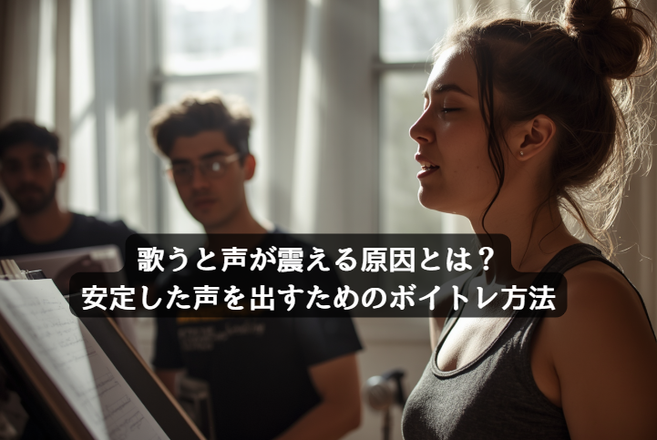 歌うと声が震える原因とは？安定した声を出すためのボイトレ方法