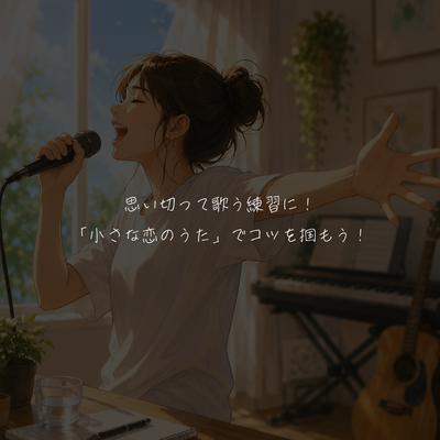 思い切って歌う練習に！「小さな恋のうた」でコツを掴もう！