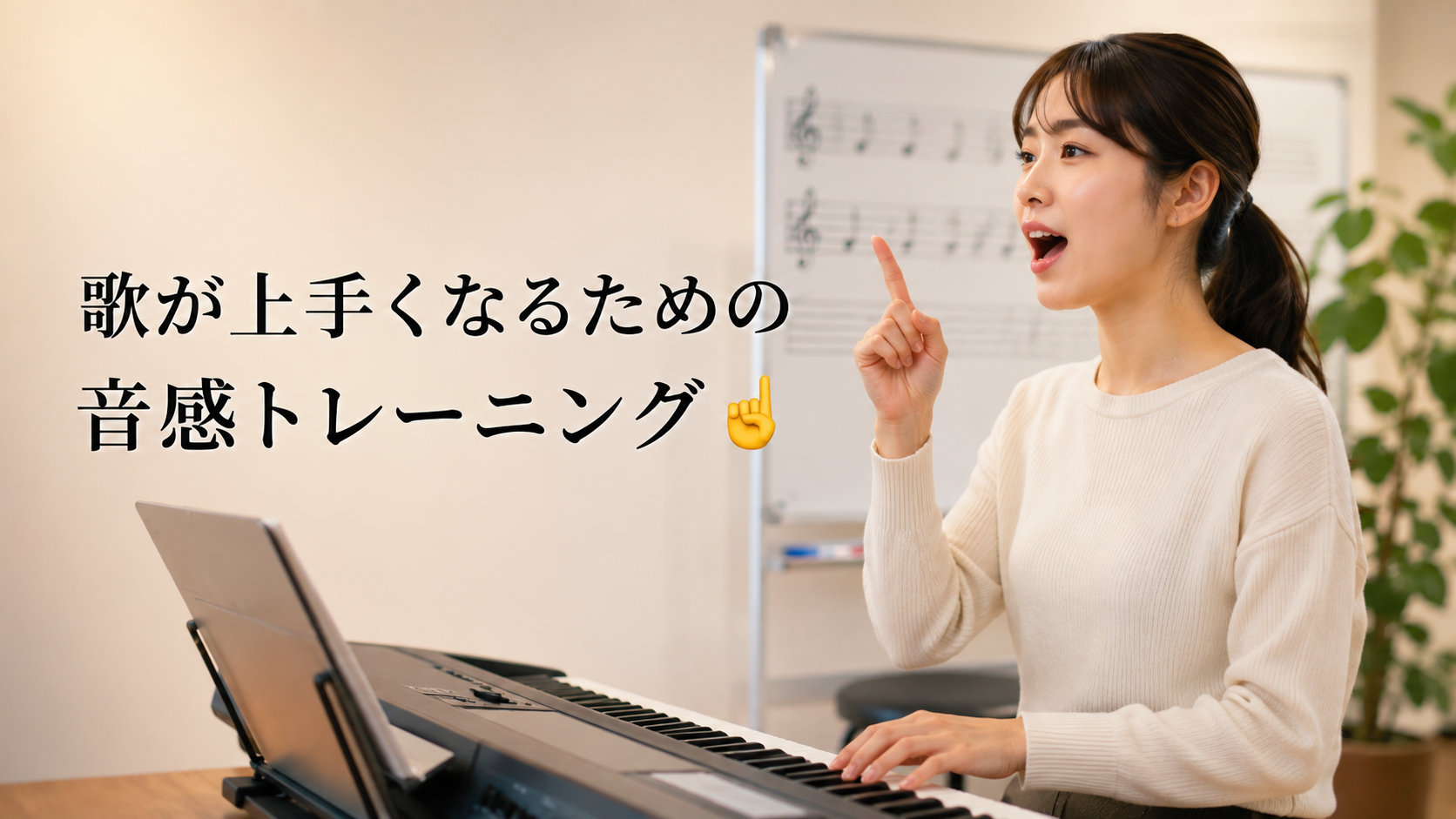 [ナユタス江坂]歌が上手くなるための音感トレーニング☝️