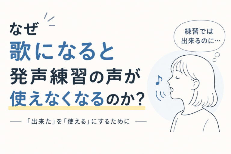 発声練習では上手くいくのに・・・歌になると突然難しくなるのはなぜ？ - NAYUTAS水戸校(助川)