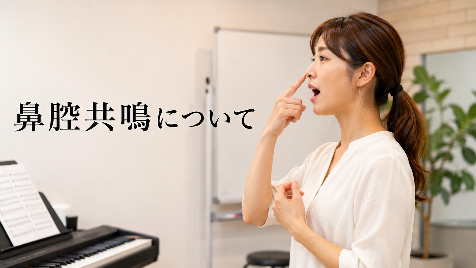[ナユタス調布]鼻腔共鳴について