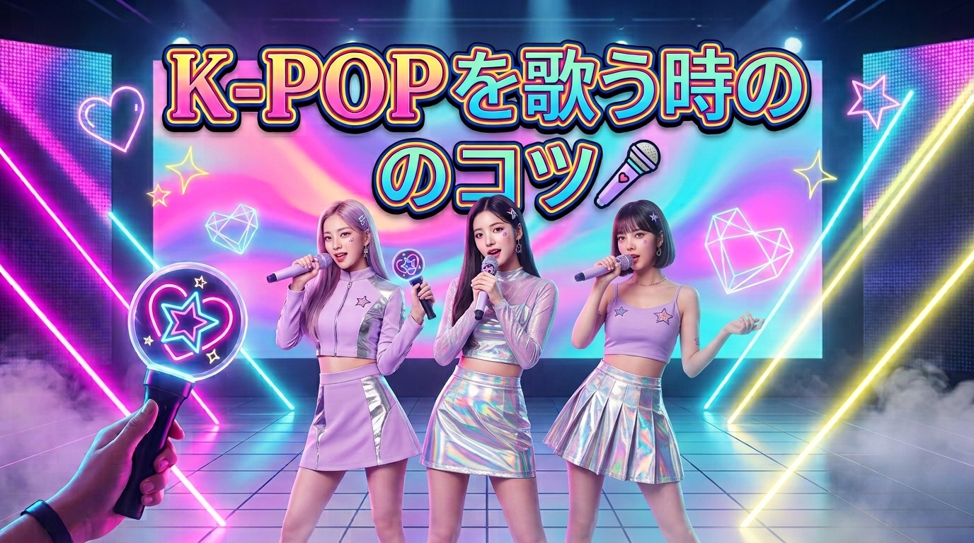 [ナユタス調布校]K-POPを歌う時のコツ🎤✨ J-POPとの違いを知って歌いこなそう！