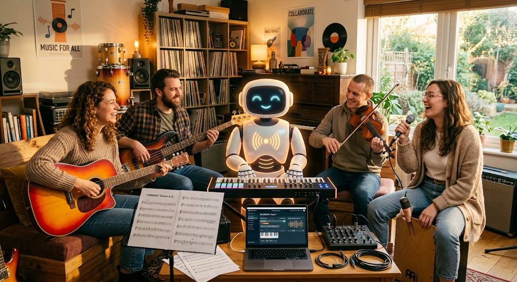 【東京・武蔵小金井でレッスンが受けれる】～対決!! 人が作る音楽 vs AI 音楽～